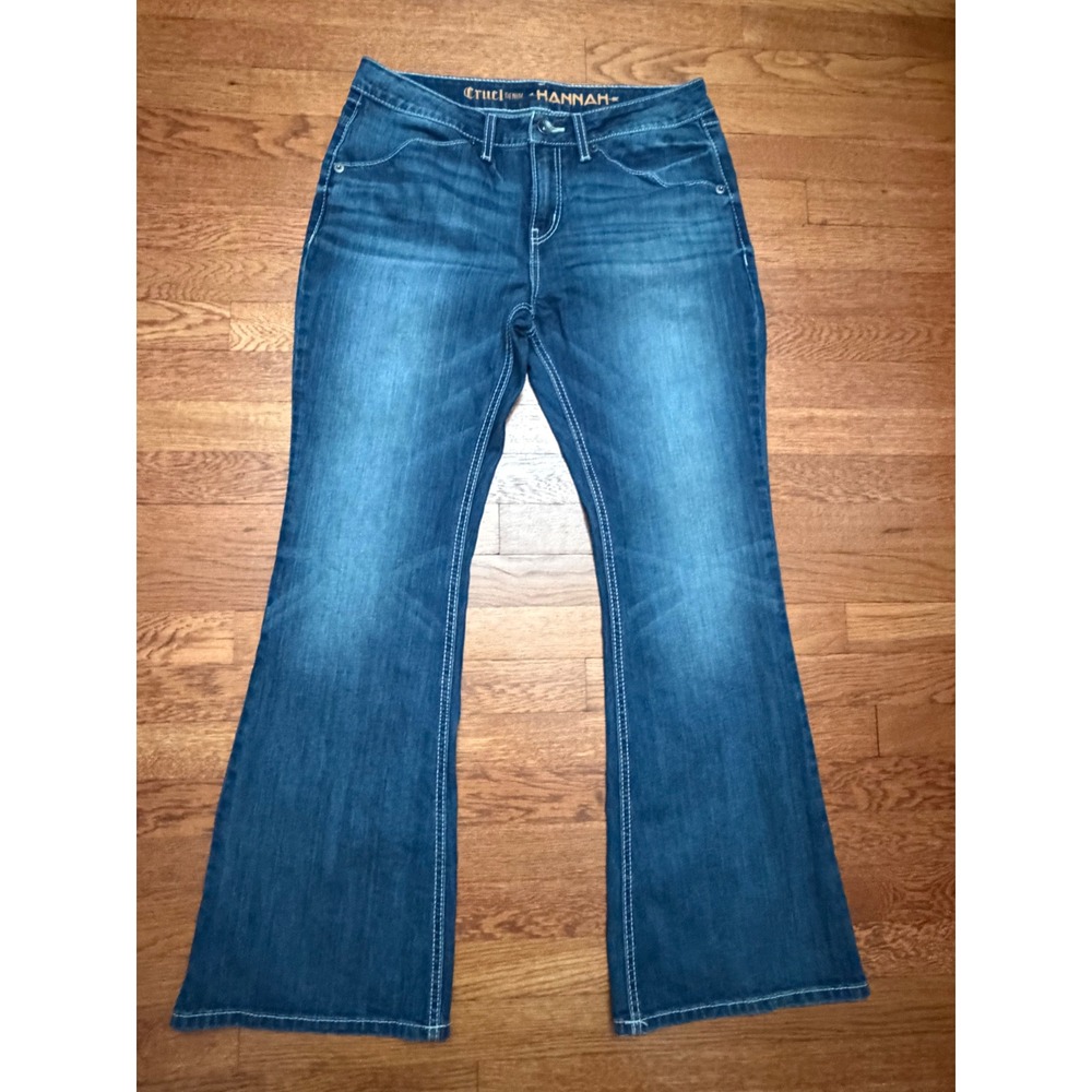 Cruel Denim Hannah Flare‎ Jeans Medium Wash Western Stretch Size 31/11R